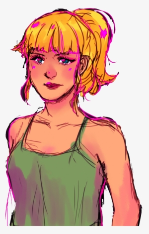 Fan Art De La Chica Del Primer Hotline Miami - Hotline Miami Girlfriend Drawing #1790899