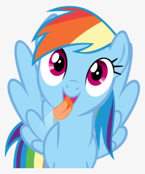 Rainbow Dash Licking Screen By Sportsracer48-d56zhnn - My Little Pony Avatar Rainbow Dash #1790962