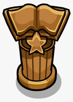 Cp Magazine Star Trophy Ig - Club Penguin Trophy #1791491