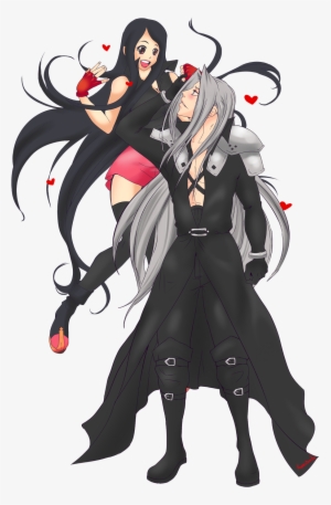 Sephiroth And Kikyo Would Like To Wish You The Holiday's - Cartoon #1791802