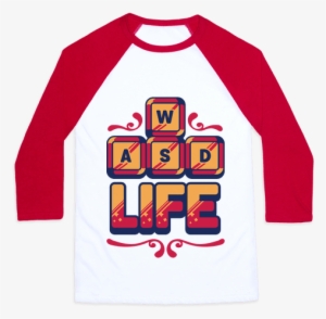 Wasd Life Baseball - Pun Pi Day Shirts #1791995