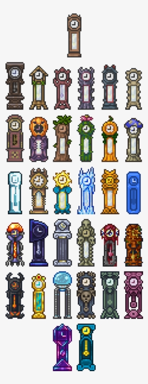 Grandfather Clock[ Edit - Terraria Marble Clock #1792412