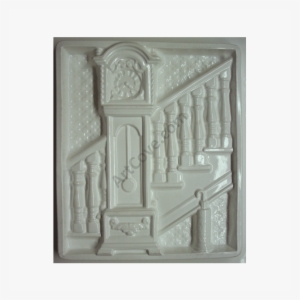 Grandfather Clock Plaster Mold - Relief #1792710