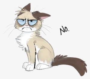 Grumpy Cat By On @ Grumpy Cat - Grumpy Cat Anime #1792736