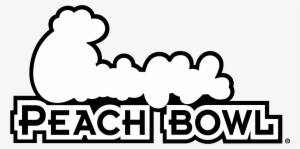 Chick Fil A Peach Bowl Logo Black And White - Chick Fil A Peach Bowl 2000 #1792829
