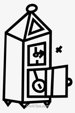 Grandfather Clock Royalty Free Vector Clip Art Illustration #1793076