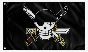 Zoro's Jolly Roger Pirate Flag - Roronoa Zoro #1793505