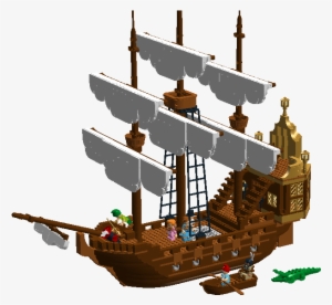 The Jolly Roger From Disney's Peter Pan - Galleon #1793657