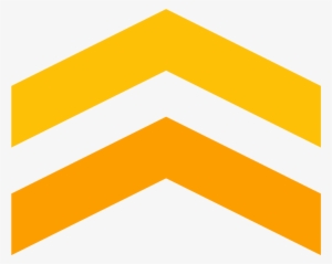 This Icon Represents Chevron, It Is Two Triangle Lines - Colorfulness #1794002