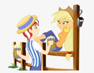 Human Applejack And Flim By Kelmar2593 - Mlp Applejack X Flim #1794056