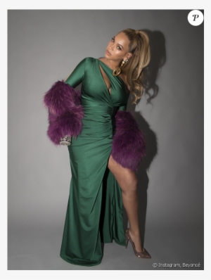 Beyoncé A Assisté Au Concert Tidal X 1017 Au Barclays - Beyonce Green Dress 2017 #1794064