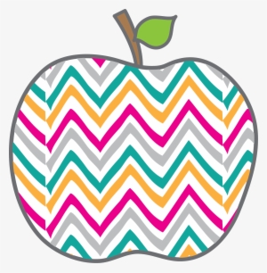 Vector Transparent Stock Collection Of Apple Clipart - Chevron Apple Clipart #1794454