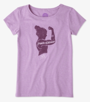 Girls Power In Kindness Aly Tee - Life Is Good Womens Power In Kindness Aly Tee #1795386