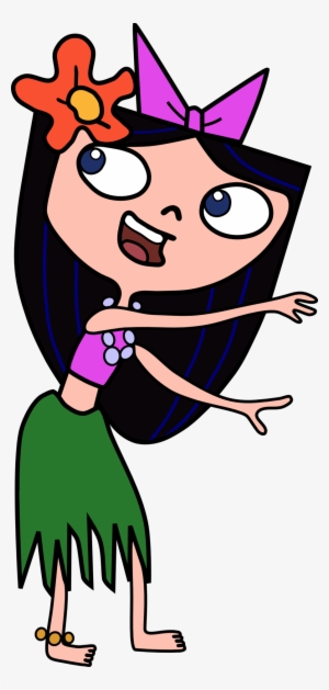 Hula Dancer Isabella By Jaycasey On Clipart Library - Phineas And Ferb Isabella Hawaii #1795753