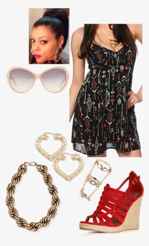 Starling Multi Tribal Chiffon Dress Tom Ford Valentina - Girl #1796267