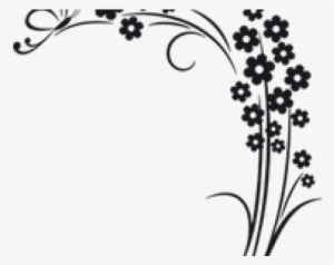 Flower Tattoo Png Transparent Images - Butterfly Painting On Wall #1796543