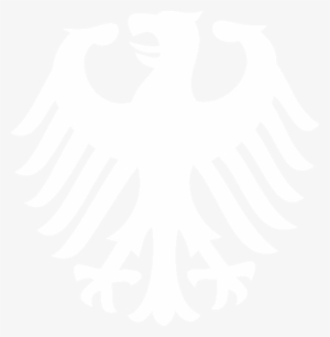 Filegerman Eagle Png German Eagle Black And White - Vintage Style Badminton Logo #1796841