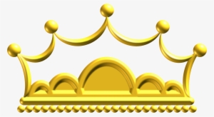 Gold Crown 6 Banner Royalty Free Download - Gold Crown Png Transparent #1796962