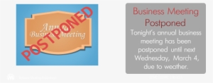 Web Event Slider Business Meeting Postponed - Graphic Design #1797239