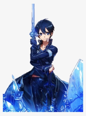 Kirito With Blue Rose Sword - Sword Art Online Kirito Alicization #1797877