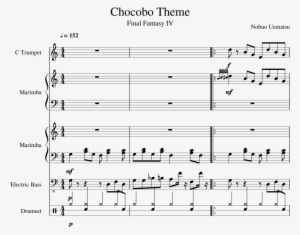 Chocobo Theme Sheet Music Composed By Nobuo Uematsu - Sheet Music #1797900