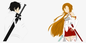 Kirito Asuna By Rori-san On Deviantart - Transparent Sword Art Online #1798429
