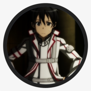 Kirito On Knights Of The Blood Uniform - Sword Art Online Kirito White #1798667