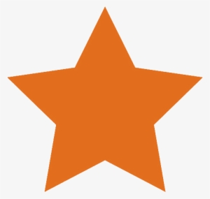 Orange-star - Star Rounded Corners #1799232