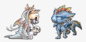 Chibi Riven And Chelsea - Drawing #1799361