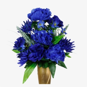 Dark Blue Rose & Peony Mix - Flower #1799522