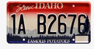 1a B2676 Prop Plate Television Memorabilia From Supernatural - Idaho License Plate 12x 6 Printed On Metal Wall Decor #1799927