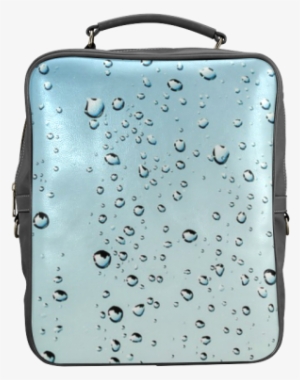 Raindrops Square Backpack - Water #180190