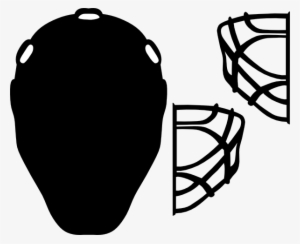 Vector Black And White Stock Goalie Clip Art At - Hockey Goalie Mask Clip Art #180710