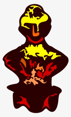 Goddess On The Throne Cave Painting Art Drawing - Painting #182059