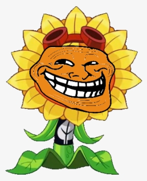 Troll Face Png Image - Plants Vs Zombies Heroes Destello Solar #182747