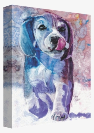 Riley Beagle Stretched Canvas #182814