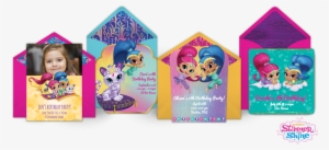 Shimmer And Shine Online Invitations - Shimmer Y Shine Invitation #182863
