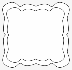 Clip Art Black And White - Coloring Book Frames #183468