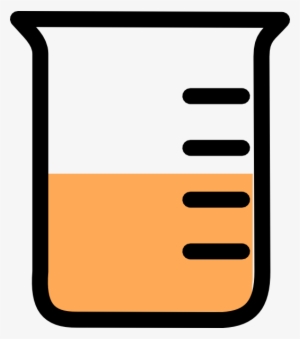 Beaker Clipart - Orange Beaker Clipart #183657