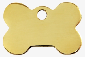 Red Dingo Brass Tag Bone 03 Bn Zz - Bone Shaped Name Plate #183810