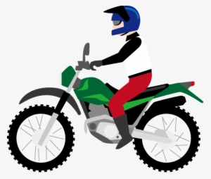 Bicycle Clip Art Motorbike Cliparts - Man On Motorbike Clipart #184033