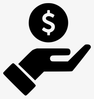 Hand Streched Dollar Comments - Dollar Icon Png #184077