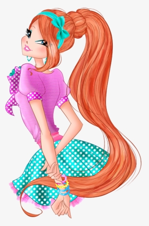 World Of Winx Chef Chic Bloom Strawberry Dotted Outfit - World Of Winx Png #184550