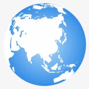 Asia Map Globe Png #184748