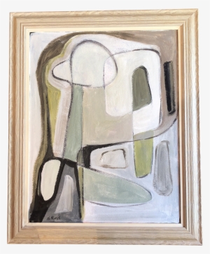 Original Stewart Ross Modernist Abstract Painting On - Modern Art #185425