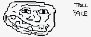 Troll Face - Line Art #185669