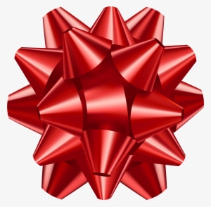 Red Bow Png Clipart Image #186178