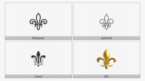 Fleur De Lis On Various Operating Systems - Fleur De Lis #186588