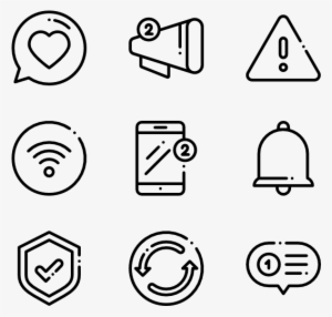Notifications 40 Icons - Cafe Icons #186697