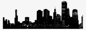 Chicago City Png Svg Royalty Free Download - City Black And White Png #186700